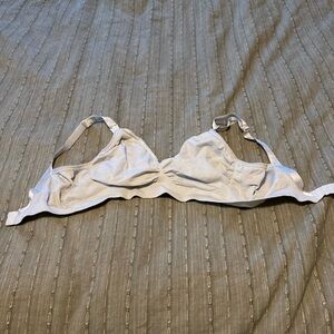 White maternity nursing bra